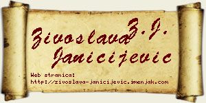 Živoslava Janičijević vizit kartica